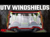 Half Windshield Scratch Resistant 13-22 Polaris Ranger 1000XP/13-21 Ranger 900XP Rough Country