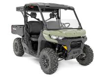 Half Windshield Scratch Resistant 16-22 Can-Am Defender 4WD Rough Country