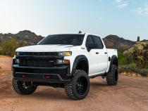 Defender Pocket Fender Flares Gloss Black Chevy Silverado 1500 2WD/4WD (19-23) Rough Country