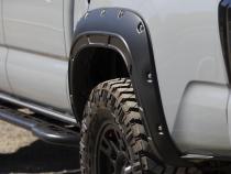 Defender Pocket Fender Flare Gloss Black Toyota Tacoma (16-23) Rough Country