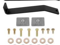 16-23 Toyota Tacoma Gas Tank Skid Plate Double Cab Long Bed Black Powdercoat All Pro Off Road