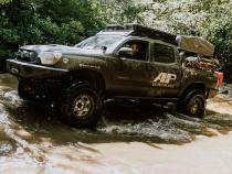 05-23 Toyota Tacoma Overland Roof Rack with 40 Inch Lightbar Cutout All Pro Off Road