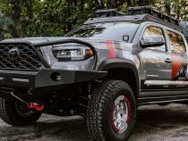 05-23 Toyota Tacoma Overland Roof Rack with 40 Inch Lightbar Cutout All Pro Off Road