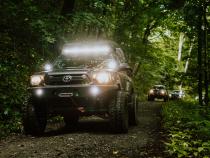 05-23 Toyota Tacoma Overland Roof Rack with 40 Inch Lightbar Cutout All Pro Off Road