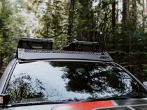 05-23 Toyota Tacoma Overland Roof Rack with 40 Inch Lightbar Cutout All Pro Off Road