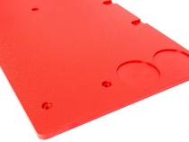 19-23 Jeep Gladiator Overland Tailgate Table Smooth Surface Red All Pro Off Road