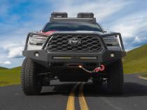 16-23 Toyota Tacoma APEXG3N Front Bumper Aluminum Black Powdercoat Full Hoop All Pro Off Road