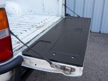 95-04 Toyota Tacoma Overland Tailgate Table Divided Cutting Board Black All Pro Off Road