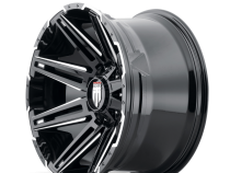 Boom AT1903 Gloss Black Milled 22X12 5-127 -44MM 78.1MM Off Road Wheels American Truxx