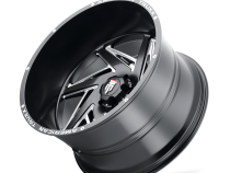 Spiral AT1906 Satin Black Milled 22X12 5-150 -44MM 110.5MM Off Road Wheels American Truxx