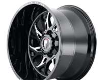 Destiny AT1913 Gloss Black Milled 22X12 5-127/5-139.7 -44MM 87.1MM Off Road Wheels American Truxx