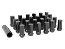 M12X1.25 Wheel Installation Kit w/Lug Nuts and Socket Key Black Rough Country