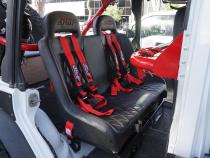Rear Seat and Bench Mount for Jeep JKU and JLU PRP Seats