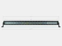 42 Inch Spot Dual Row 5D Optic OSRAM LED Bar Cali Raised LED