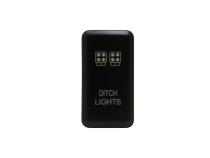 Toyota OEM Style Ditch Lights Switch Blue Cali Raised LED