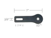 Ditch Light Bracket Extensions Black Semi Gloss Powdercoat Cali Raised LED