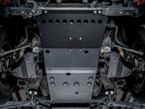 2016-Present Toyota Tacoma Complete Skid Plate Collection - Steel Raw Cali Raised LED
