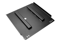 2005-2022 Toyota Tacoma Transmission Skid Plate -Aluminum Powercoat Black Cali Raised LED
