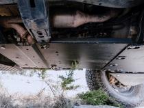 2014-Present 4Runner Transmission Skid Plate Aluminum/Raw Cali Raised LED