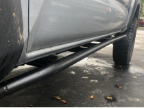 Trail Edition Rock Sliders Fits 24-Present Toyota Tacoma - Double Cab Long Bed/No Kick Out/Raw Cali Raised LED