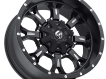 Aluminum Wheels 18X9 Krank D517 5 On 114.3/5 On 127 Matte Black/Milled 78.1 Bore 1 Offset Fuel Off Road Wheels