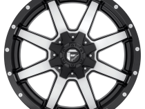 Aluminum Wheels 20X10 Maverick D537 5 On 114.3/5 On 127 Black Machined 78.1 Bore -24 Offset Fuel Off Road Wheels