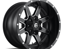 Aluminum Wheels 20X12 Maverick D538 5 On 114.3/5 On 127 Black/Milled 78.1 Bore -44 Offset Fuel Off Road Wheels
