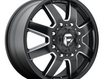 Dually Wheels 20X8.3 Maverick Dually D538 8 On 165.1 Black Milled 117 Bore 122 Offset 7 Spoke Front Dually Fuel Off Road Wheels