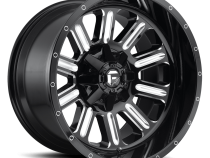 Aluminum Wheels 20X9 Hardline D620 5 On 114.3/5 On 127 Gloss Black/Milled 78.1 Bore 1 Offset Fuel Off Road Wheels