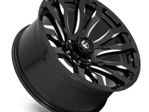 Aluminum Wheels 17X9 Blitz D673 5 On 127 Gloss Black Milled 71.5 Bore 1 Offset Multi Spoke Fuel Off Road Wheels