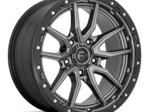 Aluminum Wheels 18X9 Rebel D680 5 On 127 Matte Gunmetal Gray Black Bead Ring 71.5 Bore 1 Offset Fuel Off Road Wheels