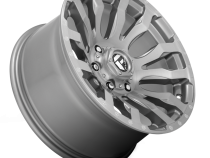 Aluminum Wheels 20X10 Blitz D693 5 On 127 Brushed Gunmetal Gray Tinted Clear 71.5 Bore -18 Offset Multi Spoke Fuel Off Road Wheels