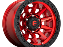 Aluminum Wheels 18X9 Covert D695 5 On 127 Candy Red Black Bead Ring 71.5 Bore 1 Offset Multi Spoke Fuel Off Road Wheels