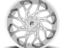 Aluminum Wheels 20X10 Runner D740 5 On 127 Chrome 71.5 Bore -18 Offset Fuel Off Road Wheels