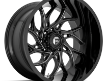 Aluminum Wheels 20X9 Runner D741 5 On 127 Gloss Black Milled 71.5 Bore 1 Offset Fuel Off Road Wheels