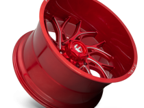 Aluminum Wheels 24X14 Runner D742 5 On 127 Candy Red Milled 71.5 Bore -75 Offset Fuel Off Road Wheels