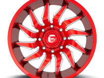 Aluminum Wheels 22X12 Saber D745 5 On 127 Candy Red Milled 71.5 Bore -44 Offset Fuel Off Road Wheels