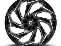 Aluminum Wheels 18X9 Reaction D753 5 On 114.3/5 On 127 Gloss Black/Milled 78.1 Bore 1 Offset Fuel Off Road Wheels