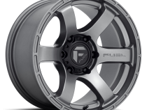 Aluminum Wheels 20X9 Rush D767 5 On 127 Matte Gunmetal Gray 71.5 Bore 1 Offset Fuel Off Road Wheels