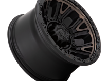 Aluminum Wheels 20X9 Traction D824 5 On 127 Matte Black Double Dark Tint 71.5 Bore 1 Offset Fuel Off Road Wheels
