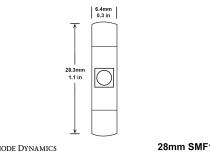 28mm SMF1 LED Bulb Cool White Single Diode Dynamics