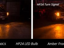 7443 LED Bulb HP24 LED Cool White Switchback Single Diode Dynamics
