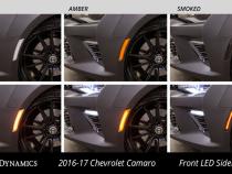 LED Sidemarkers for 2016-2021 Chevrolet Camaro, Smoked (set)
