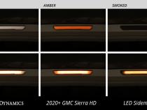 LED Sidemarkers for 20-21 Sierra 2500/3500 HD Clear Set Diode Dynamics