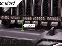 SS30 Bumper Bracket Kit for 2018-2021 Jeep JL Wrangler/Gladiator, White Driving Dual