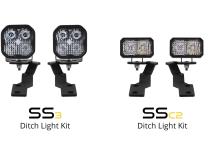 Stage Series 2in LED Ditch Light Kit for 2016-2021 Toyota Tacoma, Sport Yellow Combo