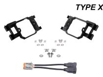 SS3 Type X Fog Light Mounting Kit Diode Dynamics