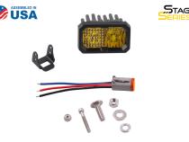 Stage Series 2 Inch LED Pod, Sport Yellow Flood Standard ABL Each