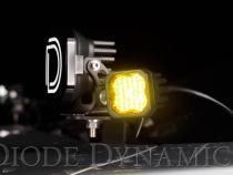 Stage Series C1 LED Pod Sport Yellow Flood Standard ABL Each Diode Dynamics