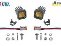 Stage Series C1 LED Pod Sport Yellow Spot Standard ABL Pair Diode Dynamics